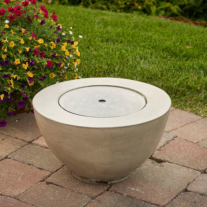 The Outdoor GreatRoom Company Black Tempered Glass Burner Cover – 20" Round