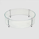 The Outdoor GreatRoom Company 20" Round Glass Wind Guard with Stainless Steel Hardware