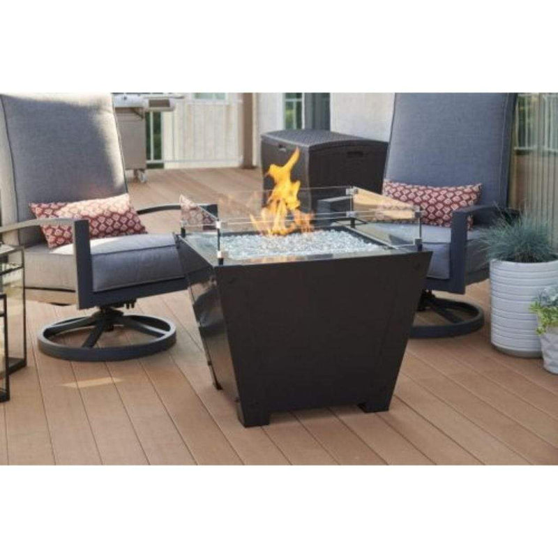 The Outdoor GreatRoom Company Axel 30" Square Gas Fire Pit Table