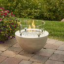 The Outdoor GreatRoom Company 20" Round Glass Wind Guard with Stainless Steel Hardware