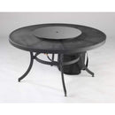 The Outdoor GreatRoom Company 20" Round Grey Tempered Glass Burner Cover