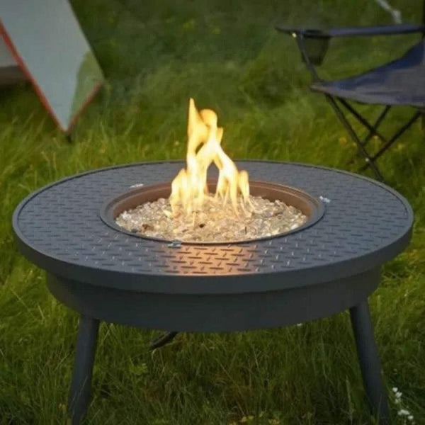 The Outdoor GreatRoom Company Renegade 32" Round Portable Gas Fire Pit Table