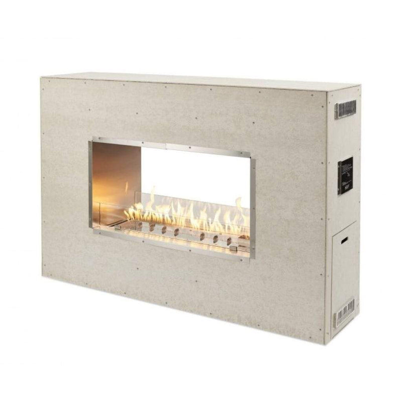 The Outdoor GreatRoom Company 40" See-Through Ready-to-Finish Gas Fireplace with Manual Ignition – Liquid Propane