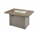 The Outdoor GreatRoom Company 44" Havenwood Gas Fire Pit Table with Driftwood Everblend Top