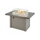 The Outdoor GreatRoom Company 44" Havenwood Gas Fire Pit Table with Driftwood Everblend Top