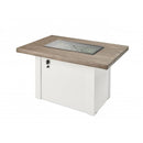 The Outdoor GreatRoom Company 44" Havenwood Gas Fire Pit Table with Driftwood Everblend Top