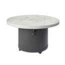 The Outdoor GreatRoom Company Beacon 48" Round Gas Fire Pit Table with Matching Burner Cover