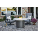 The Outdoor GreatRoom Company Beacon 48" Round Gas Fire Pit Table with Matching Burner Cover