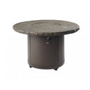 The Outdoor GreatRoom Company Beacon 48" Round Gas Fire Pit Table with Matching Burner Cover