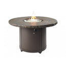 The Outdoor GreatRoom Company Beacon 48" Round Gas Fire Pit Table with Matching Burner Cover