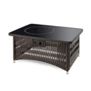 The Outdoor GreatRoom Company Naples 48" Rectangular Gas Fire Pit Table








