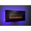 The Outdoor GreatRoom Company 50"/58" Gallery Collection Wall-Mount Electric Fireplaces with Backlighting