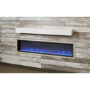 The Outdoor GreatRoom Company 60"/72" Gallery Linear Non-Combustible Mantel with Real Wood-Look