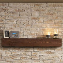 The Outdoor GreatRoom Company 60"/72" Gallery Linear Non-Combustible Mantel with Real Wood-Look