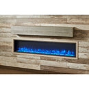 The Outdoor GreatRoom Company 60"/72" Gallery Linear Non-Combustible Mantel with Real Wood-Look