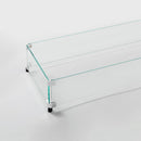 The Outdoor GreatRoom Company 64" Linear Glass Wind Guard with Stainless Steel Hardware