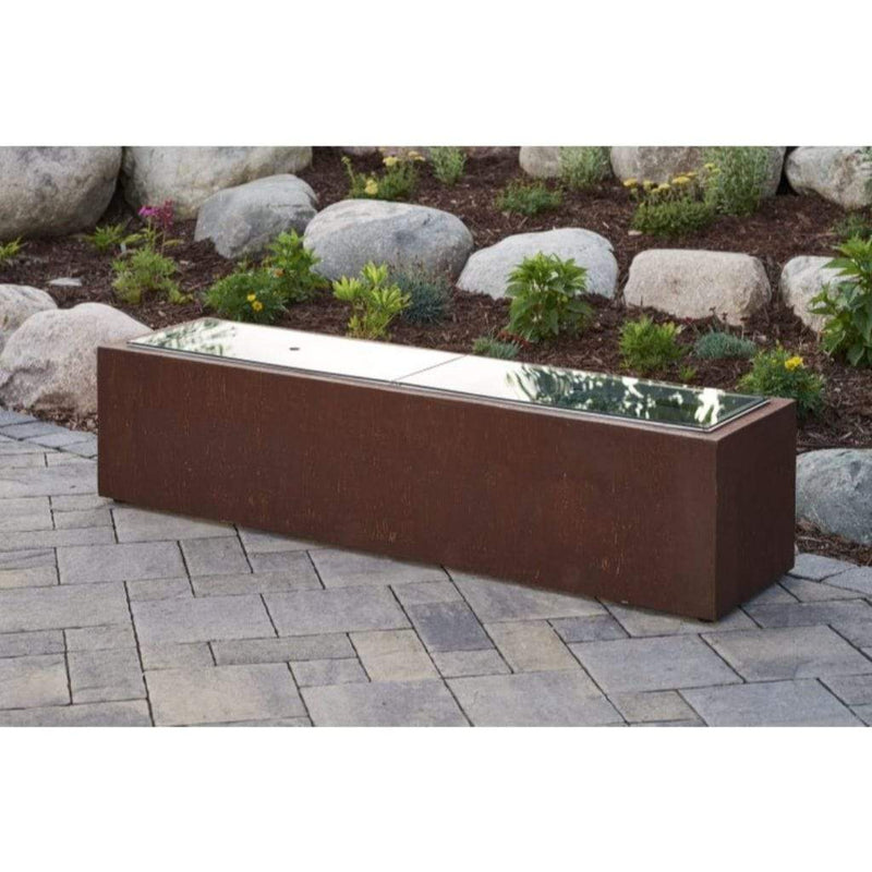 The Outdoor GreatRoom Company 68" Cortlin Corten-Style Gas Fire Pit Table