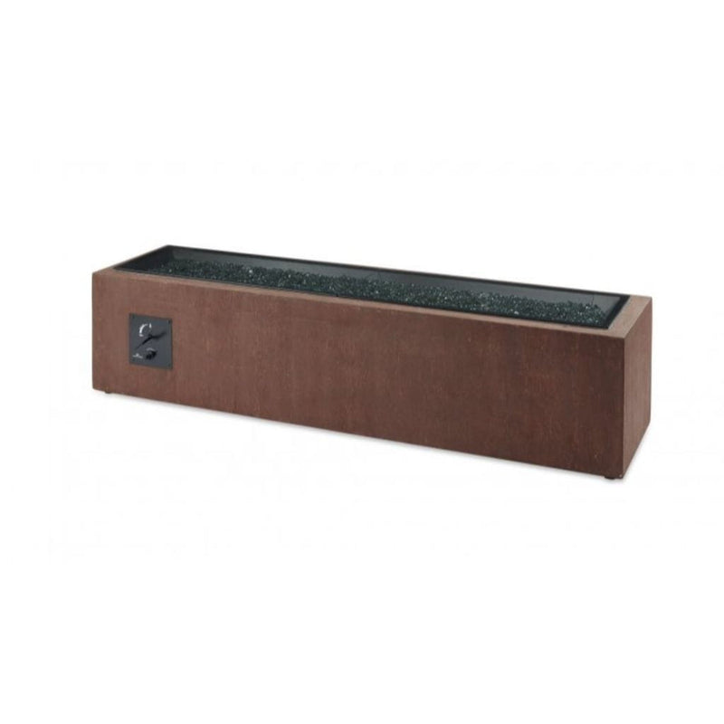 The Outdoor GreatRoom Company 68" Cortlin Corten-Style Gas Fire Pit Table