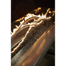The Outdoor GreatRoom Company Black Wave 56" Natural Gas Linear Burner with Direct Spark Ignition