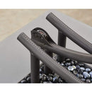 The Outdoor GreatRoom Company Black Wave 56" Natural Gas Linear Burner with Direct Spark Ignition