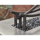 The Outdoor GreatRoom Company Black Wave 56" Natural Gas Linear Burner with Direct Spark Ignition