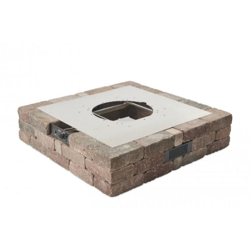 The Outdoor GreatRoom Company Bronson 51" DIY Block Gas Fire Pit Kit with High-Output Burner