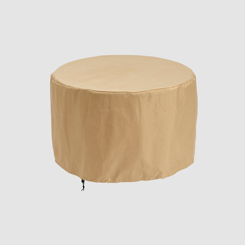 The Outdoor GreatRoom Company Bronson Round Fire Table Cover with Breathable Ripstop Fabric