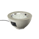 The Outdoor GreatRoom Company Cove 20" Natural Grey Round Gas Fire Pit Bowl with Crystal Fire® Plus Burner