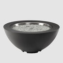 The Outdoor GreatRoom Company Cove 42" Midnight Mist Round Gas Fire Pit Bowl with 30" Crystal Fire® Plus Burner

