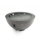 The Outdoor GreatRoom Company Cove 42" Round Gas Fire Pit Bowl in Natural Grey Supercast™ Concrete