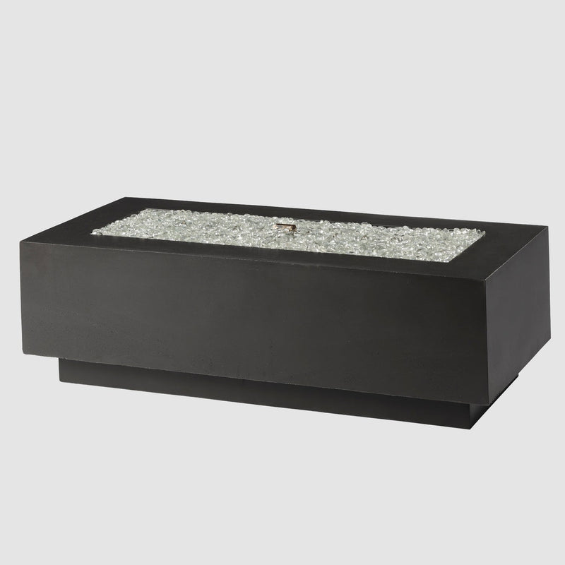 The Outdoor GreatRoom Company 54" Cove Midnight Mist Linear Gas Fire Table