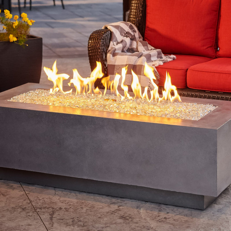 The Outdoor GreatRoom Company 54" Cove Midnight Mist Linear Gas Fire Table