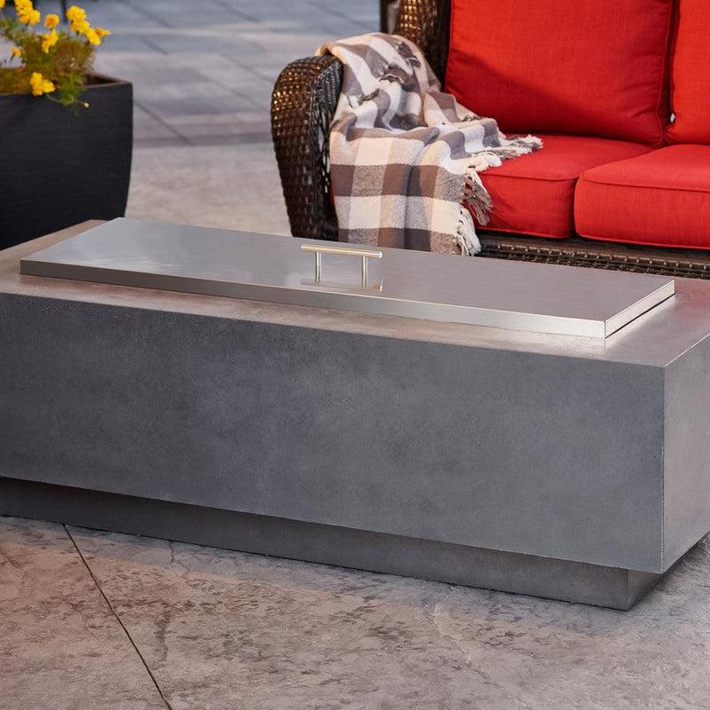 The Outdoor GreatRoom Company 54" Cove Midnight Mist Linear Gas Fire Table