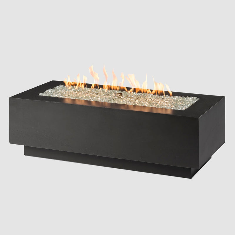 The Outdoor GreatRoom Company 54" Cove Midnight Mist Linear Gas Fire Table