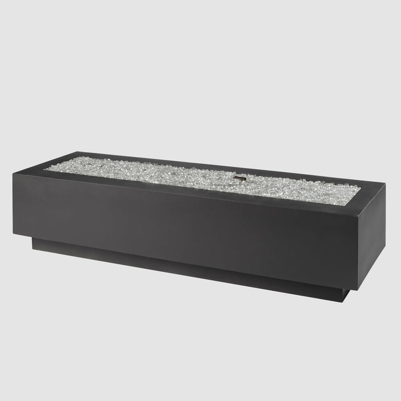 The Outdoor GreatRoom Company 72" Cove  Midnight Mist Linear Gas Fire Table