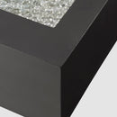 The Outdoor GreatRoom Company 72" Cove  Midnight Mist Linear Gas Fire Table