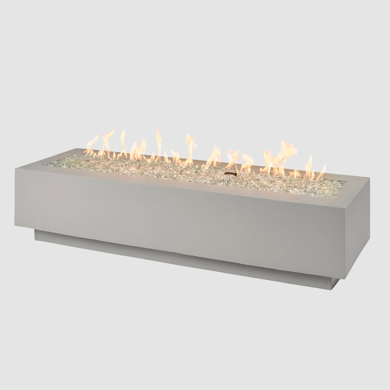 The Outdoor GreatRoom Company 72" Cove  Natural Gray Linear Gas Fire Table