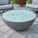 The Outdoor GreatRoom Company 42" Cove Edge Midnight Mist Gas Fire Pit Bowl