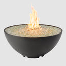 The Outdoor GreatRoom Company 42" Cove Edge Midnight Mist Gas Fire Pit Bowl