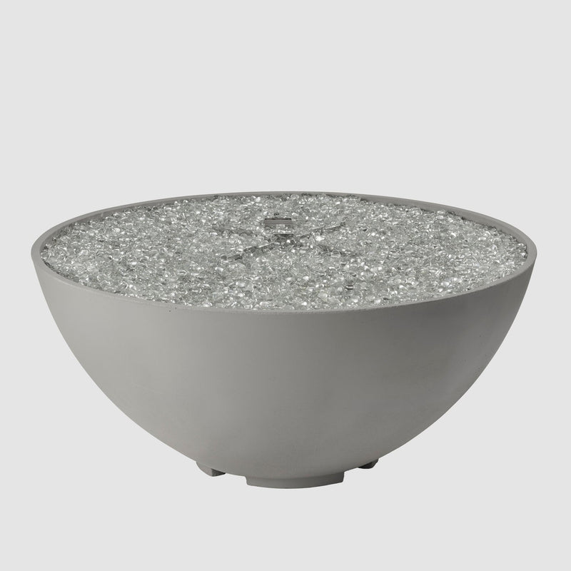 The Outdoor GreatRoom Company 42" Cove Edge Gas Fire Pit Bowl in Natural Grey