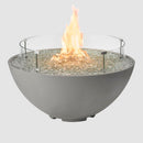 The Outdoor GreatRoom Company 42" Cove Edge Gas Fire Pit Bowl in Natural Grey