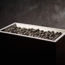 The Outdoor GreatRoom Company Crystal Fire 12" x 24" Linear Gas Burner - Stainless Steel with Auto Shut-Off