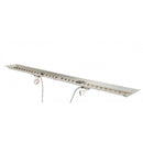 "The Outdoor GreatRoom Company Crystal Fire 12" x 64" Linear Gas Burner - Commercial-Grade Stainless Steel"