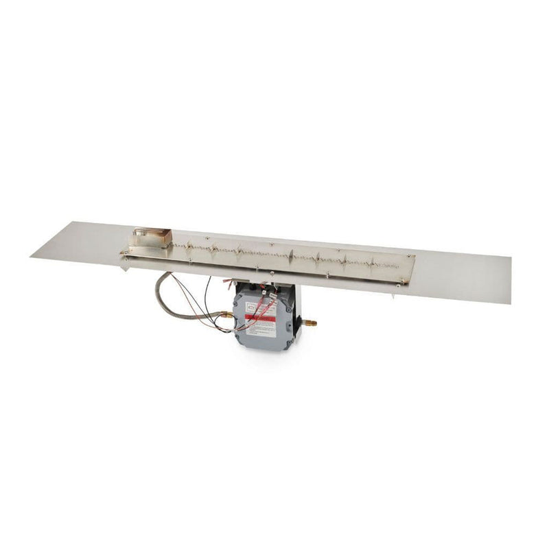 The Outdoor GreatRoom Company 13.5" x 24" Crystal Fire Plus Stainless Steel Linear Gas Burner Plate