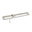 The Outdoor GreatRoom Company 13.5" x 24" Crystal Fire Plus Stainless Steel Linear Gas Burner Plate