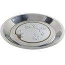 The Outdoor GreatRoom Company 20" Round Crystal Fire Plus Gas Burner in Stainless Steel