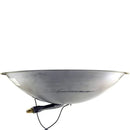 The Outdoor GreatRoom Company 20" Round Crystal Fire Plus Gas Burner in Stainless Steel