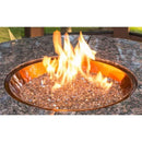The Outdoor GreatRoom Company 20" Round Crystal Fire Plus Gas Burner in Stainless Steel