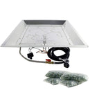 The Outdoor GreatRoom Company 24" Crystal Fire Plus Square Stainless Steel Burner