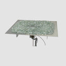 The Outdoor GreatRoom Company Crystal Fire Plus 24" x 24" Square Stainless Steel Manual Gas Burner Kit